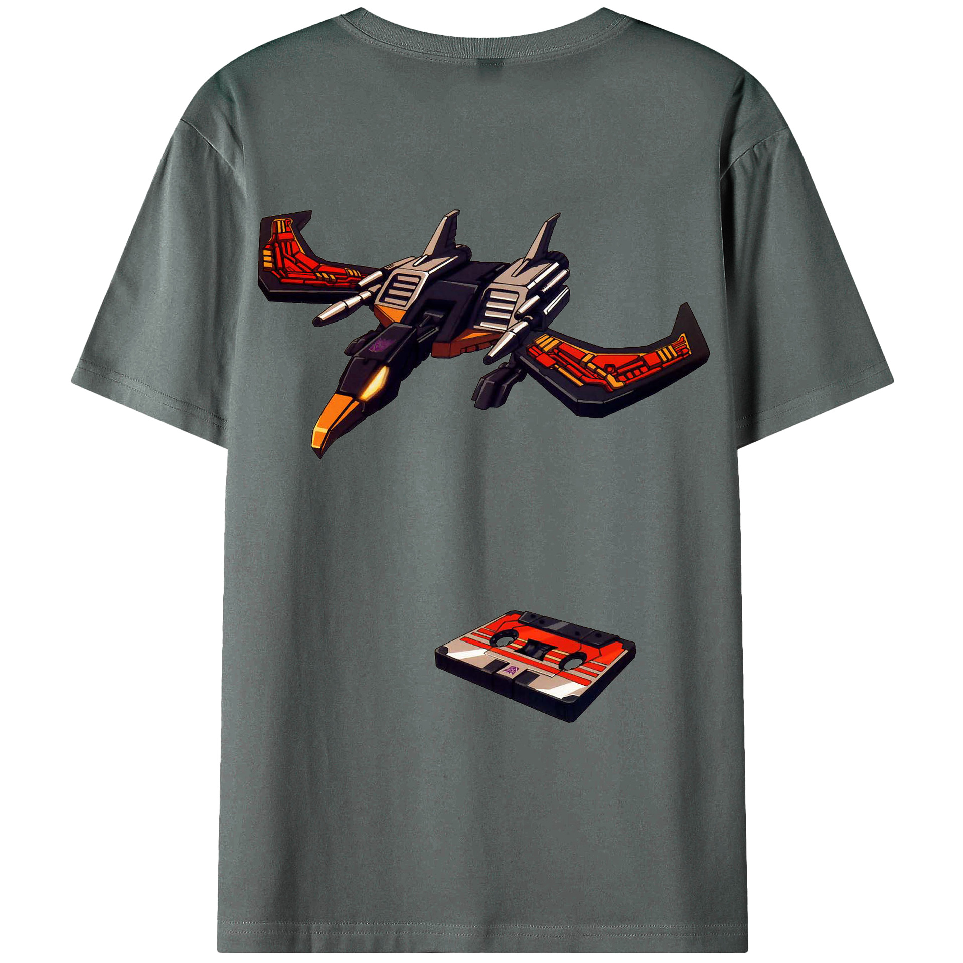 （画像用）  綿100％ メンズ半袖Tシャツ（バックプリント） 通気性